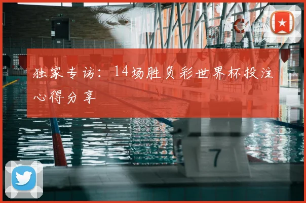 独家专访:14场胜负彩世界杯投注心得分享